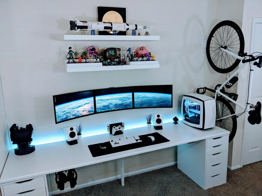 How to Optimize Your minimalistic white futuristic enginiring gaming setup